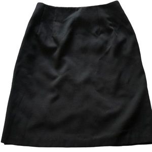 Vintage Diana Fay Black Pencil Skirt